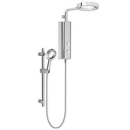 AQUAS AquaMax Flex Manual X-Jet 9.5KW Full Chrome Electric Shower Large Image