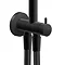 AQUAS Aquamax Pro with Column Manual 9.5kw Matt Black Electric Shower  In Bathroom Large Image