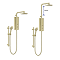 AQUAS Brushed Brass 300mmm Height Extender