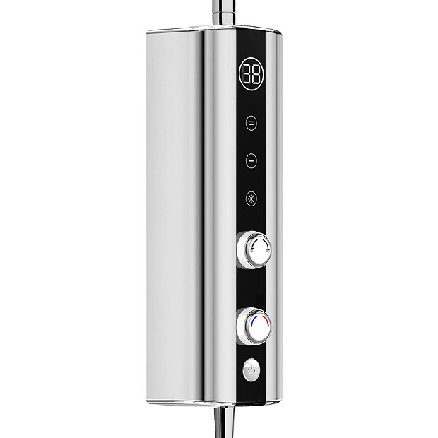 AQUAS Indulge Touch Flex Smart 9.5KW Chrome Electric Shower - A000392  In Bathroom Large Image