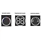 AQUAS Indulge Touch Inline X-Jet Chrome Electric Shower - A000393 Profile Large Image