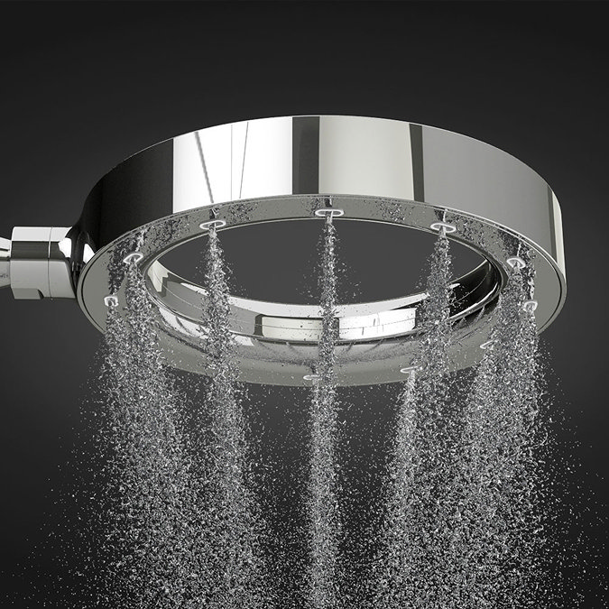 AQUAS Indulge Touch Inline X-Jet Chrome Electric Shower - A000393 Standard Large Image