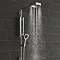 AQUAS Indulge Touch Inline X-Jet 9.5KW Chrome Electric Shower - A000393 Newest Large Image