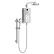 AQUAS Reva Flex Smart 9.5KW Chrome + White Electric Shower  Profile Large Image