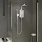 AQUAS Reva Flex Smart 9.5KW Chrome + White Electric Shower  additional Large Image