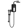 AQUAS Reva Flex Smart 9.5KW Matt Black Electric Shower  Profile Large Image