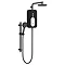 AQUAS Reva Flex Smart 9.5KW Matt Black Electric Shower  Profile Large Image