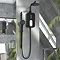 AQUAS Reva Flex Smart 9.5KW Matt Black Electric Shower Large Image