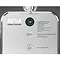 AQUAS Reva Flex Smart 9.5KW White Electric Shower  Profile Large Image