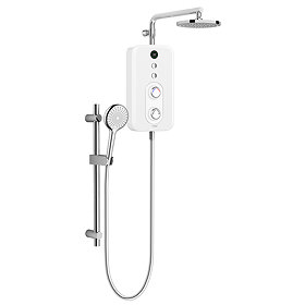 AQUAS Reva Flex Smart 9.5KW White Electric Shower Large Image