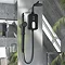AQUAS Smart 200mm Overhead Shower Head - Matte Black