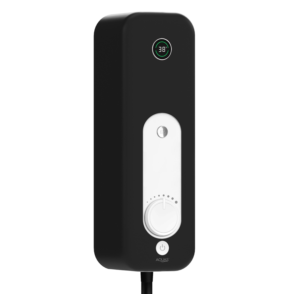 AQUAS Spa Fit 9.5kw 1 Outlet Matt Black Electric Shower