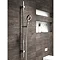 AQUAS Wave Slider Rail Kit with X-Jet Handshower - Chrome  Standard Large Image