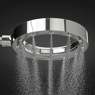 AQUAS X-Jet Overhead Shower Head - Chrome Plated - A000624