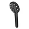 AQUAS X-Jet Turbo 110 3-Spray Matt Black Hand Shower Large Image