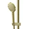 AQUAS X-Jet Turbo Slider Rail Kit with 3-Spray Handshower - Brushed Brass  Profile Large Image