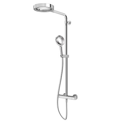 AQUAS XJET 200 Thermostatic Shower System - Chrome - A000461 Large Image