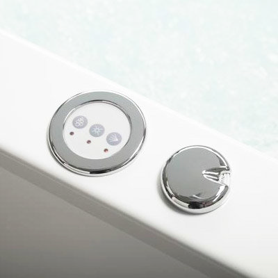 Aquastream Whirlpools - 11 Jet Ultimate Aquaspa Square Double Ended Bath - Various Size Options Feature Large Image