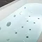 Aquastream Whirlpools - 11 Jet Ultimate Aquaspa Square Double Ended Bath - Various Size Options Standard Large Image