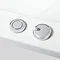Aquastream Whirlpools - 6 Jet Aquaspa Square Double Ended Acrylic Bath - Various Size Options Feature Large Image