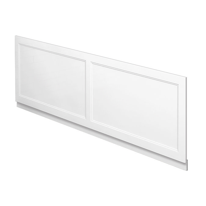 AquaSure 1700mm Gloss White Waterproof Traditional Front Bath Panel & Plinth