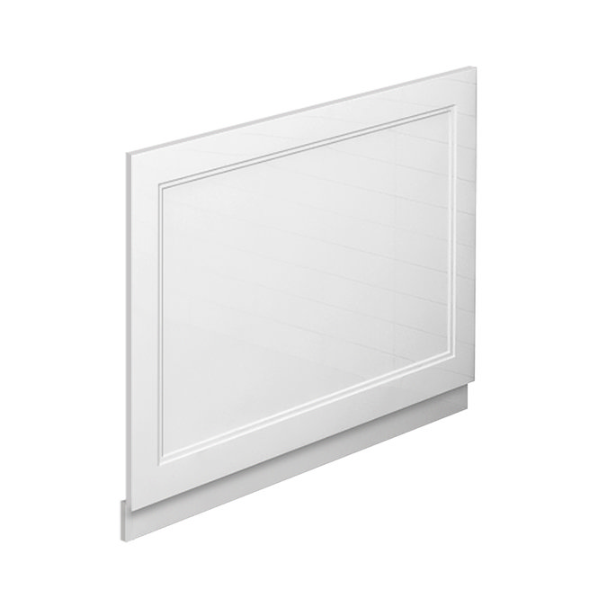 AquaSure 700mm Gloss White Waterproof Traditional End Bath Panel & Plinth