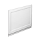 AquaSure 700mm Gloss White Waterproof Traditional End Bath Panel & Plinth