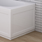 AquaSure 700mm Gloss White Waterproof Traditional End Bath Panel & Plinth