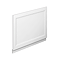 AquaSure 700mm Matt White Waterproof Traditional End Bath Panel & Plinth