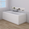 AquaSure 700mm Matt White Waterproof Traditional End Bath Panel & Plinth