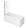 AquaSure Cove Waterproof Chrome Round Complete Bathroom Suite - Close Coupled WC