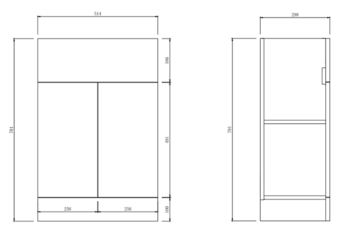 AquaSure Cove Waterproof Chrome Square Complete Bathroom Suite - Close Coupled WC
