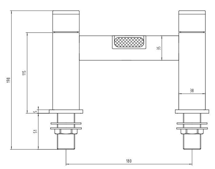 AquaSure Cove Waterproof Chrome Square Complete Bathroom Suite