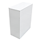 AquaSure Cove White PVC 550mm Vanity with WC Toilet Unit - 100% Waterproof