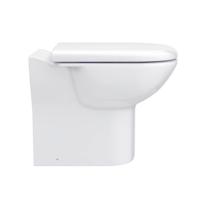 AquaSure Cove White PVC 550mm Vanity with WC Toilet Unit - 100% Waterproof