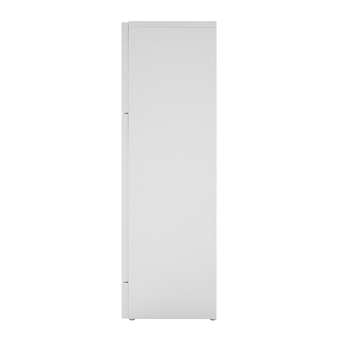 AquaSure Fluted 500mm PVC WC Unit Satin White – 100% Waterproof