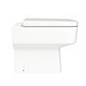 AquaSure Fluted Anthracite Waterproof PVC Complete Toilet Unit (Square Pan, Cistern, Matt Black Flush)