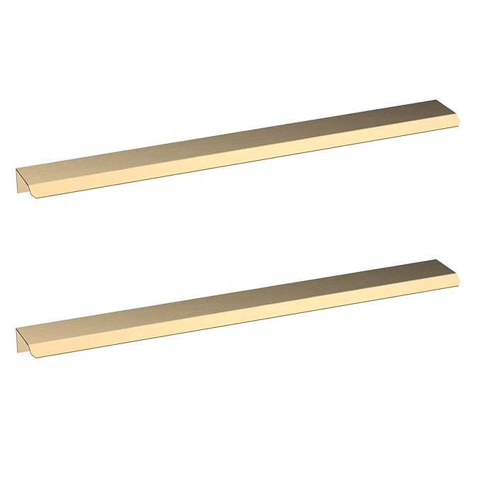 AquaSure Fluted Waterproof PVC Vanity Unit Satin Dark Grey - 800mm with Brushed Brass Handles