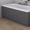 AquaSure Gloss Grey Waterproof Front Bath Panel & Plinth