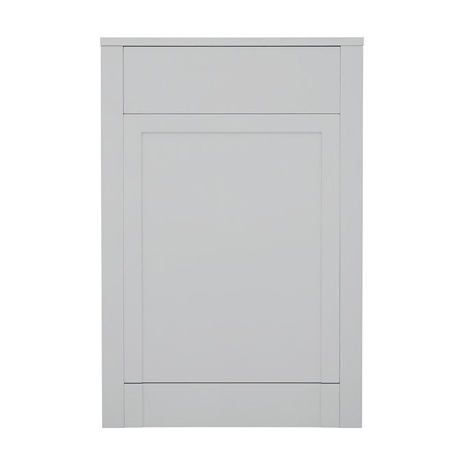 AquaSure Traditional 595mm PVC WC Unit Satin Grey - 100% Waterproof