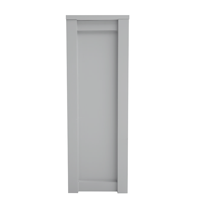 AquaSure Traditional 595mm PVC WC Unit Satin Grey - 100% Waterproof