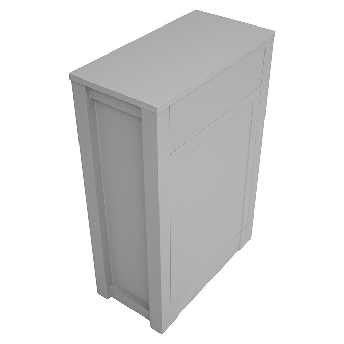 AquaSure Traditional Waterproof PVC WC Unit - Satin Grey
