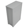 AquaSure Traditional Waterproof PVC WC Unit - Satin Grey