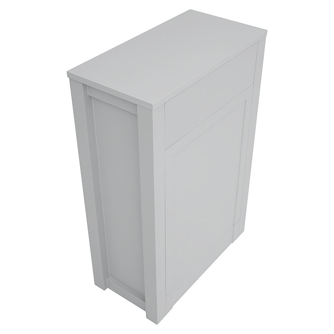 AquaSure Traditional 595mm PVC WC Unit Satin Grey - 100% Waterproof