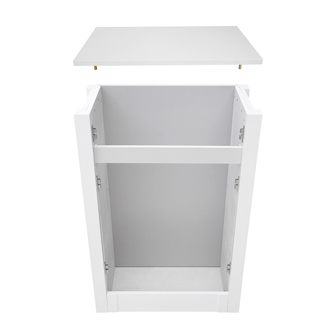 AquaSure Traditional 600mm PVC WC Unit Satin White - 100% Waterproof