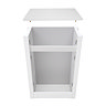 AquaSure Traditional 600mm PVC WC Unit Satin White - 100% Waterproof