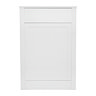 AquaSure Traditional 600mm PVC WC Unit Satin White - 100% Waterproof