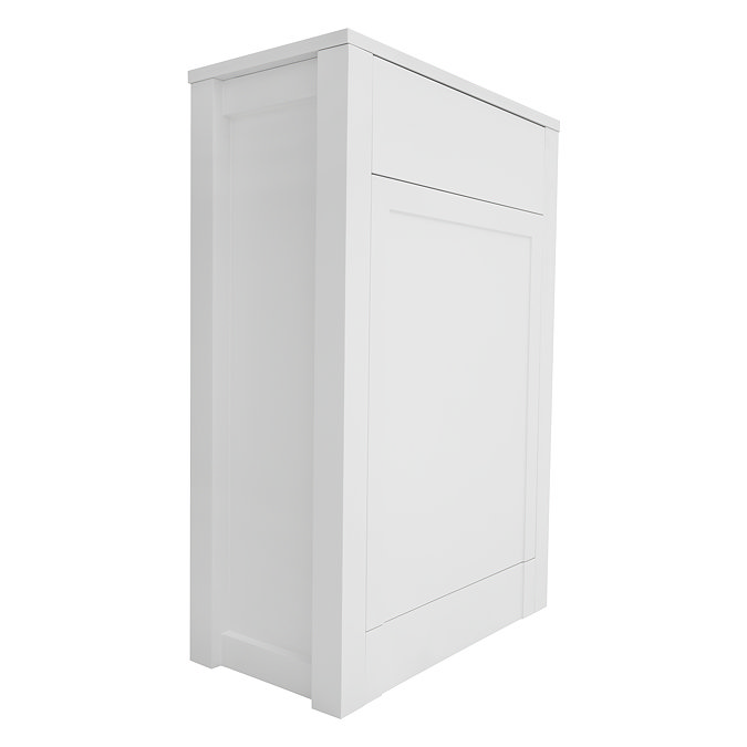 AquaSure Traditional 595mm PVC WC Unit Satin White - 100% Waterproof