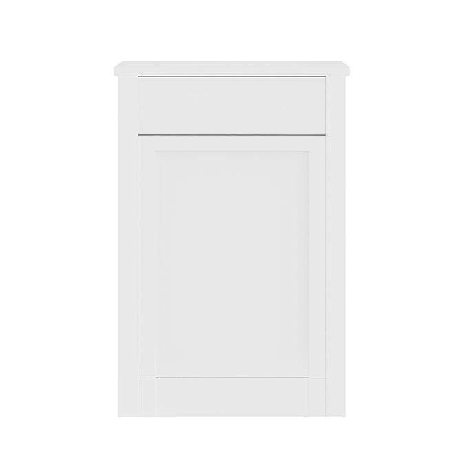 AquaSure Traditional 595mm PVC WC Unit Satin White - 100% Waterproof