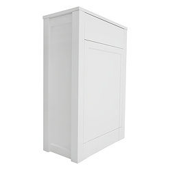 AquaSure Traditional 600mm PVC WC Unit Satin White - 100% Waterproof